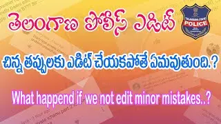 TSLPRB PC SI editing information detailed explanation about minor edits