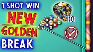 9 Ball Pool 1 Shot Win New Golden Break Miami 101 Rings Win