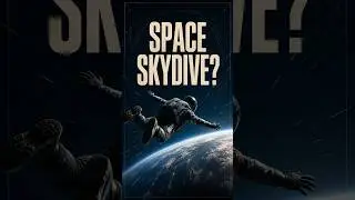 Skydiving From Up In Space