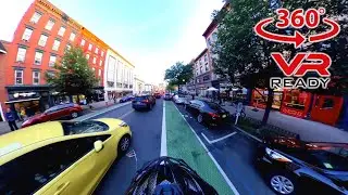 VR 360&deg; NJ Virtual Cycling - Main Street USA | Hoboken New Jersey