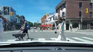 Toronto Driving. Spadina Road, Bathurst Street