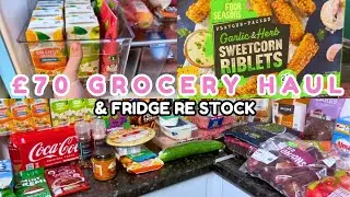 UK WEEKLY FOOD SHOP|ASDA & ALDI GROCERY HAUL|FRIDGE RESTOCK|Talia Elizabeth 