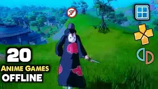 Top 20 Offline Anime Games For Android || PPSSPP || YUZU || Winlator