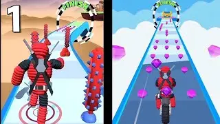 Rope Man Run Android Gameplay - Part 1 Walkthrough