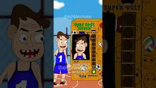 The Ugly Face Meter by AjM (Animation Meme) #funny #cartoon #hdmemes #shortsfeed  @AjMAnimate