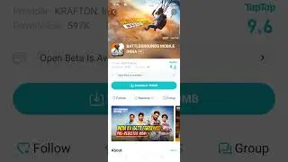 Bgmi download link &hearts;️  Taptap server is backkk! #shorts #bgmi