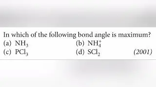 In which of the following bond angle is maximum?