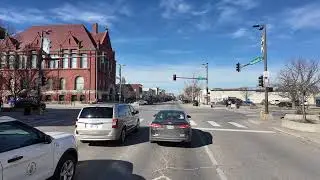 20250228 Friday Downtown Lawrence, Kansas Driving Tour