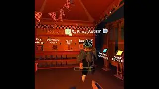 Playing a fnaf free roam in vr rec room!