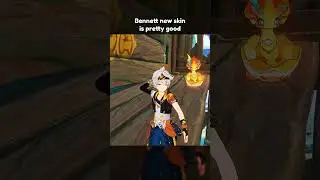 BENNETT NEW SKIN IS PRETTY GOOD #genshinimpact #hoyocreators #bennett