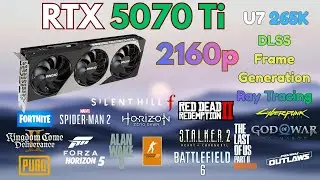 RTX 5070 Ti 4K Benchmarks | Core Ultra 7 265K &ndash; 16 Games (DLSS, FG, RT)
