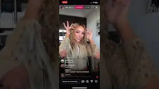 Tinashe Instagram live 08/13 (Thirsty & No broke boys snippet)