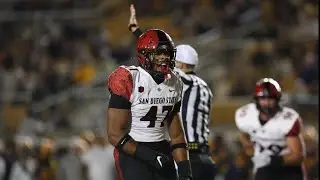 Aztecs edge rusher Trey White exceeding own expectations as nation's leader in sacks
