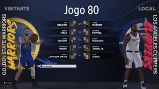NBA 2K25 Los Angeles Clippers x Golden State Warriors Playoffs Jogo 3 / PS5