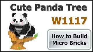 How to Build Mini Bricks Panda Tree W1117 Review Instructions Specifications