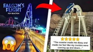 This CRAZY Record Breaking Rollercoaster is OPEN!! First Reviews & POV Reaction!