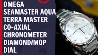 Omega Seamaster Aqua Terra Master Co-Axial Chronometer Diamond/Mop Dial 231.10.39.21.55.002