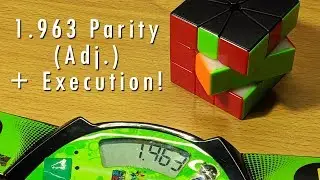 Square-1 Adjacent Parity in 1.963 Seconds! (Sub-2!) || + Execution (6.62 SPS!)