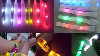LED Lighting/Flashing Bracelets/Wristband with Radio/Remote/Wireless Control for Event Solution