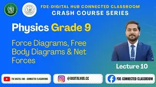 Force Diagrams, Free Body Diagrams & Net Forces | Physics | Grade 9 | Crash Course Series | FDE