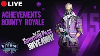 Achievements & Bounty Royale| SP15  !giveaway today | New State Mobile