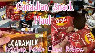 Canadian Snack Haul || Ketchup Chips Review