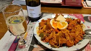 ベランダ野菜で作るナポリタン🍝🍅🫑🍆
