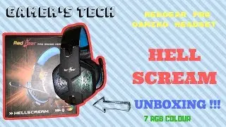 REDGEAR HELLSCREAM pro gaming headphone UNBOXING || amazon.in