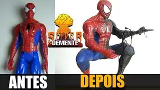 TOY MAKEOVER - VENOM VS HOMEM ARANHA-TRANSFORME EM COLECIONÁVEIS