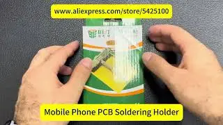 Mobile Phone PCB Holder Motherboard Clamp Fixture Desolder Repair Platform #mobilephonerepair