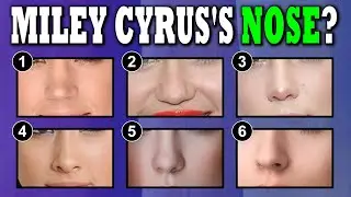 Can You Find Miley Cyrus's Nose...? 👃 Guess The Singers Nose 👃