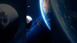 Smaller thing than the Moon 😱 | ISS vs Earth | Space Size Comparison #shorts #dailyfacts #facts