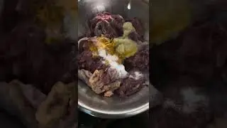 Beef ki Hari phal tawa fry (green beef phal tawa fry ) #supportme #food #recipe #viral #beeffry 