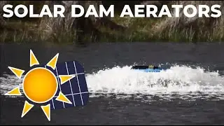 Solar Dam Aerators - Airolator Commercial Hybrid Surface Aerator