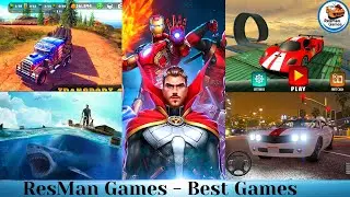 Resman Games Trailer #1- Best Android Games Car Simulator, Truck,Action, Bus and much more