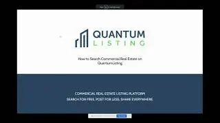 QuantumListing Office Hours: How to Search for Listings