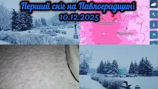 Перший сніг на Дніпропетровщині 10 грудня 2025 р.