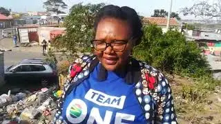 DA site visit to impoverished Duncan Village in East London