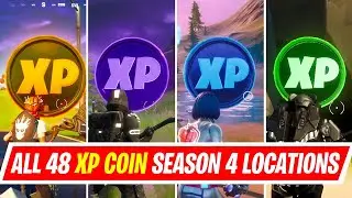 All XP Coin Locations in Fortnite Chapter 2 Season 4 (Week 1-5) - Gold, Purple, Blue & Green XP Coin