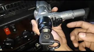 Mercedes Benz W126 300 SEL Ignition Key removal | Membuka Kunci Kontak mercy EAGLE W126 300 SEL