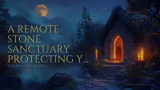 Serene Medieval Sleep Story: A remote stone sanctuary protecting you from a storm. (1 Hour) | ASMR D