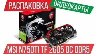 Распаковка видеокарты 2048Mb PCI E MSI N750Ti TF 2GD5 OC DDR5
