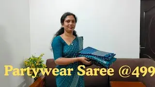 New Partywear Sarees!⭐✨