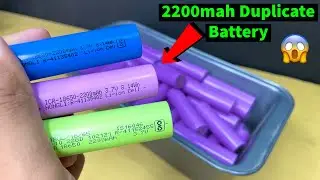 Lithium 2200mah battery duplicate | Don&rsquo;t buy 2200mah battery | #lithium @Electronicsproject99