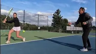 Power Generation Tennis Drills at Can Via | NextPRO High-Performance Training with Claudia