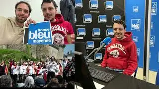 Jordan et Pierre du Choeur Kiff et Boum sur France bleu mayenne -  Concert le 9 mars au 40 !