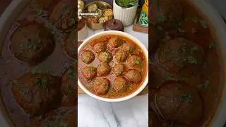 Soyabean Kofta Curry Recipe😍 #shorts #viral #youtubeshorts