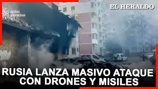Rusia ataca Ucrania con 476 drones y 48 misiles y mata a 16 civiles en Tern&oacute;pil
