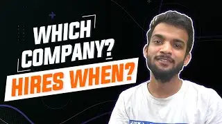 🛑 Off-Campus Placement Calendar | When does Google, Amazon and Others hire ?