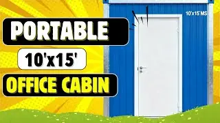 Best Portable Office Cabin 10'x15'. #portacabin #portablecabin #cabin #containeroffice #officecabin 